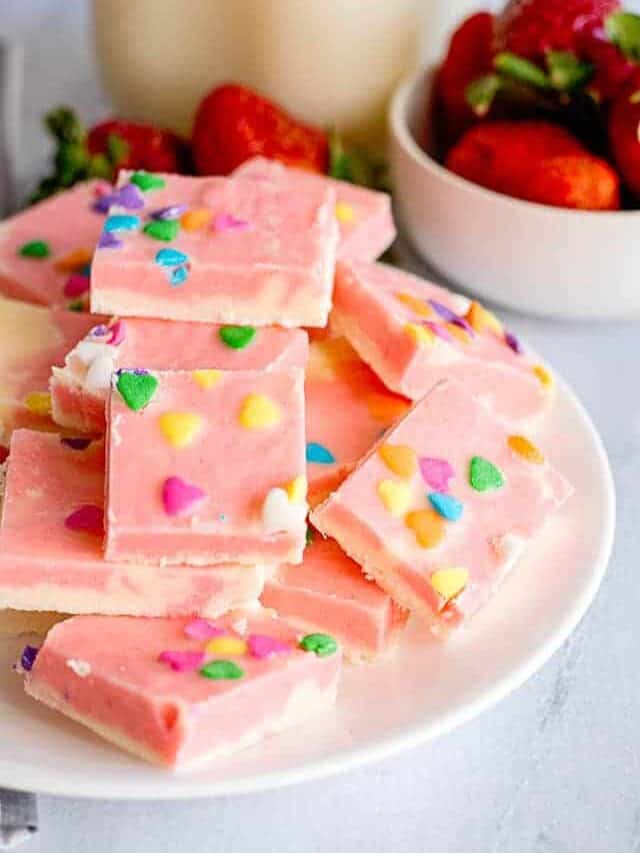 Strawberries and Cream Fudge Story