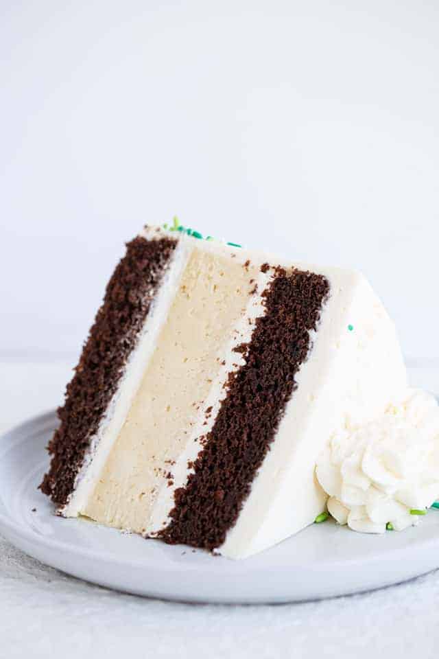 Guinness and Baileys Cheesecake Cake-image