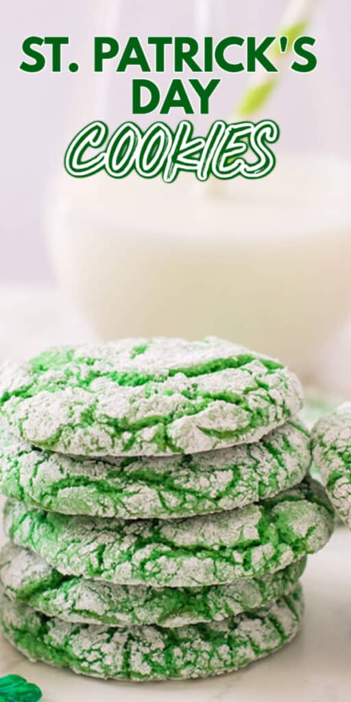 St. Patrick's day cookies on a plate.