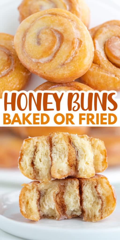 Honey buns baked