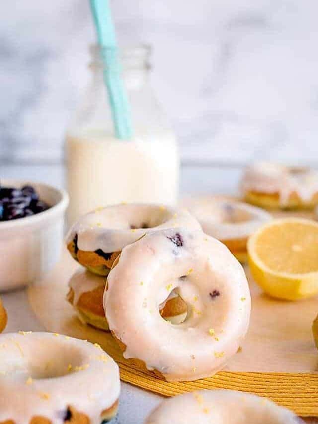 Lemon Blueberry Donuts Story