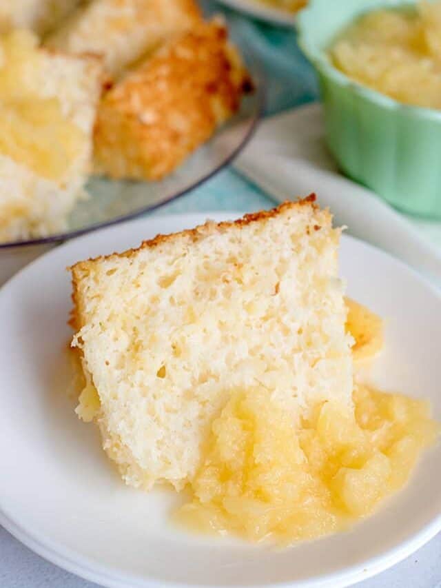 Pineapple Angel Food Cake Story