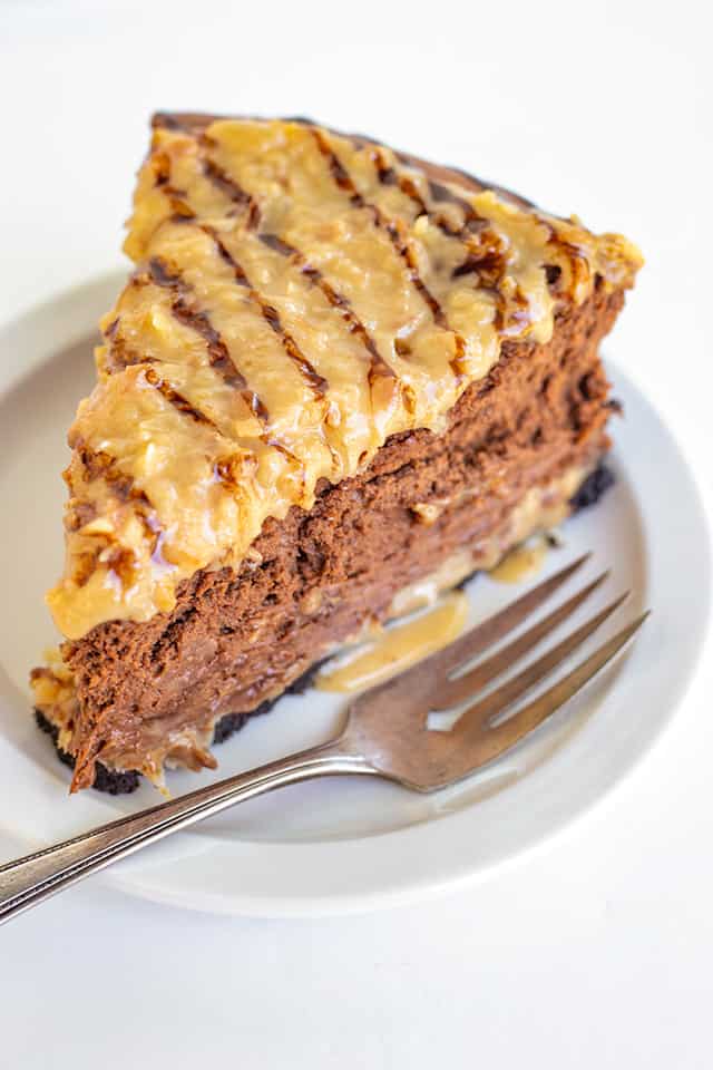 German Chocolate Cheesecake