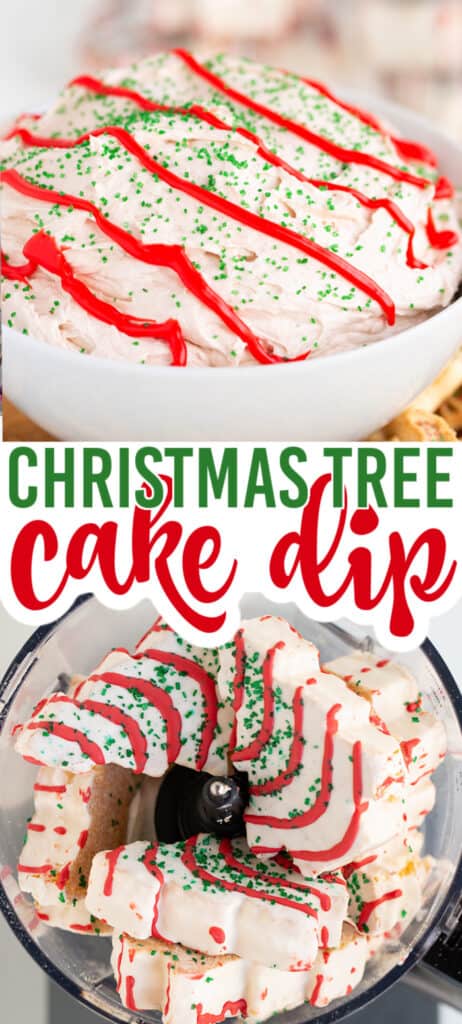 Little Debbie Christmas Tree Cake Dip - Cookie Dough and Oven Mitt