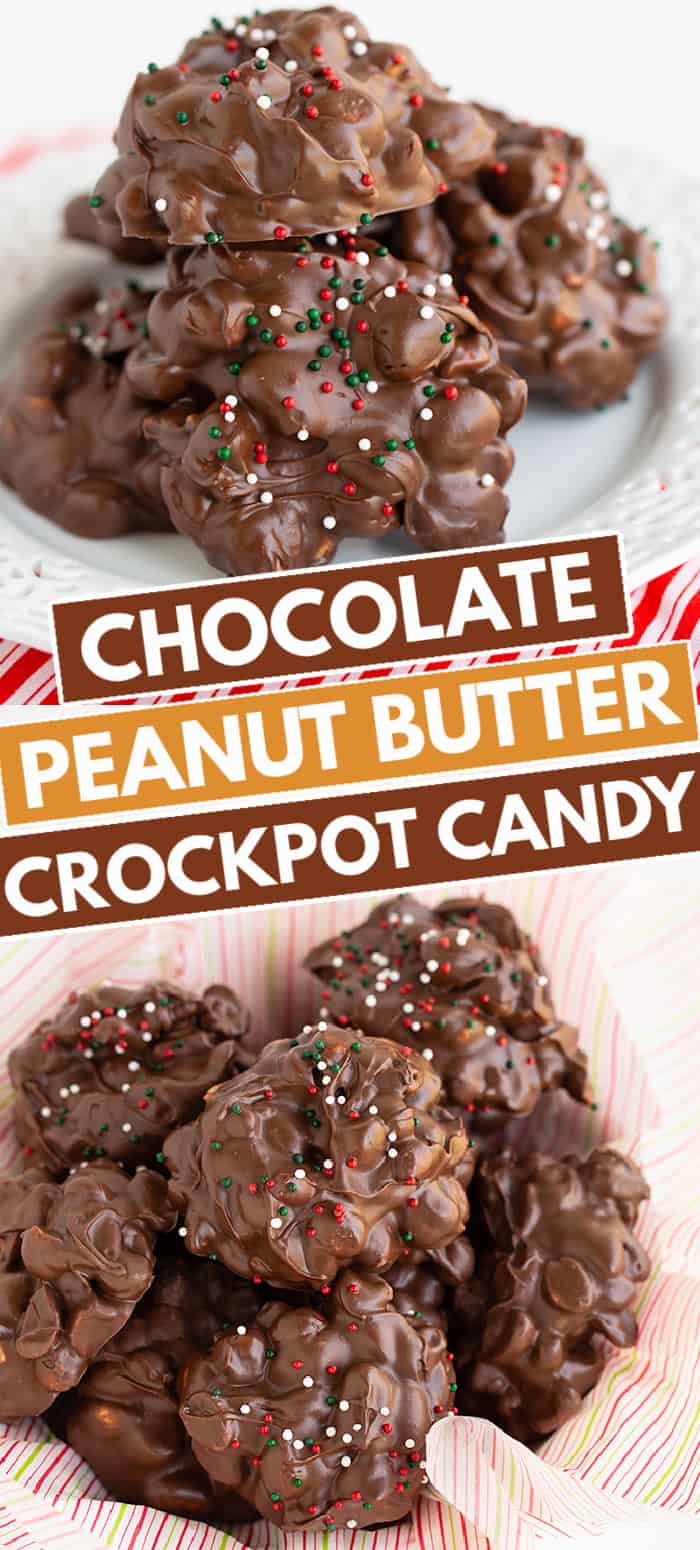 Chocolate Peanut Butter Crockpot Candy Cookie Dough and Oven Mitt