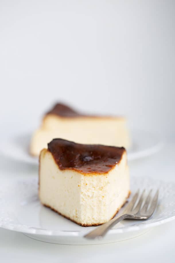 Basque Cheesecake - Cookie Dough and Oven Mitt