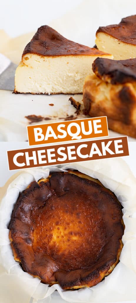 Basque Cheesecake - Cookie Dough and Oven Mitt