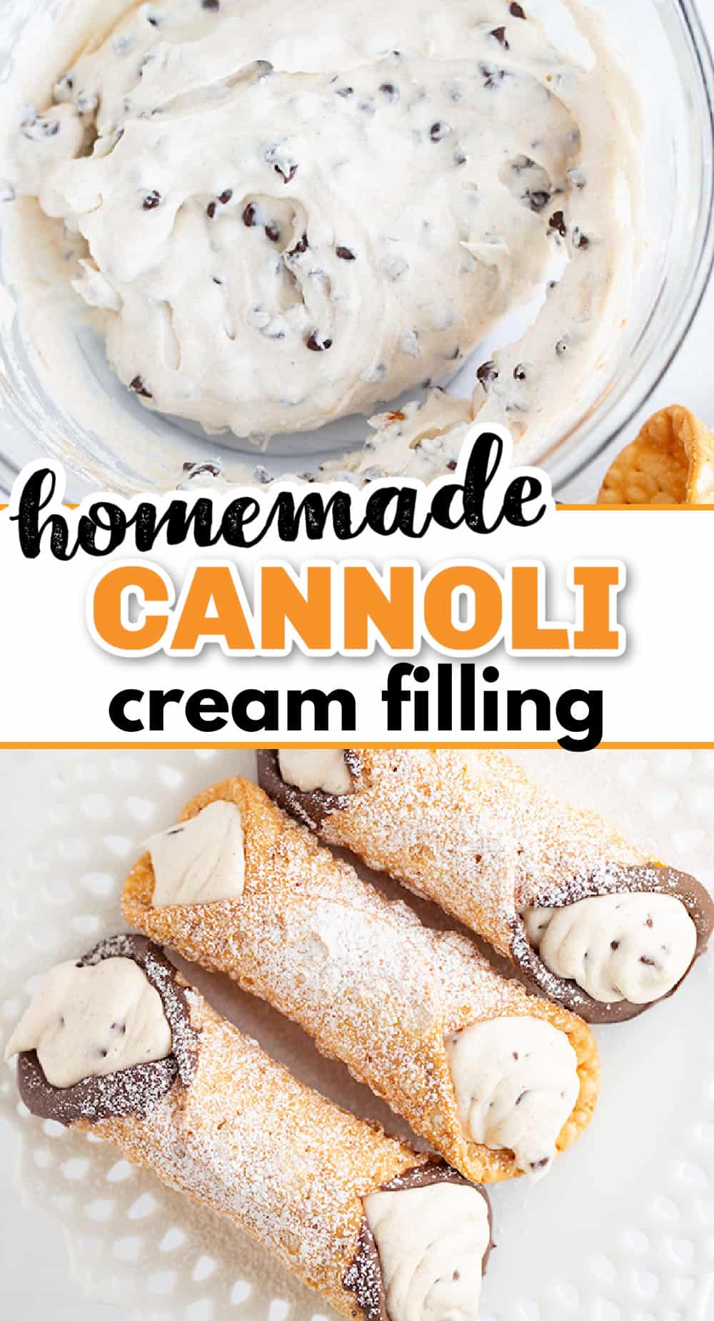 How to Make Cannoli Filling - Cookie Dough and Oven Mitt