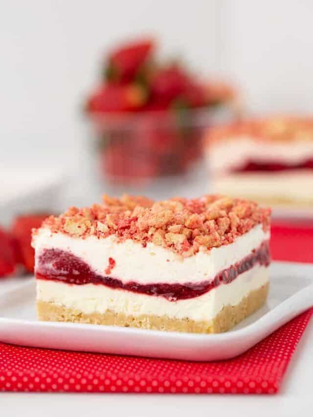 Strawberry Crunch Layer Dessert Story