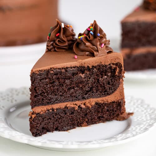 Doctored Chocolate Cake Mix - Cookie Dough and Oven Mitt