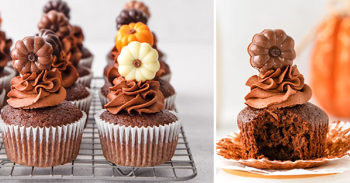 Easy and Delightful: Chocolate Pumpkin Cupcakes to Spice Up Your Day
