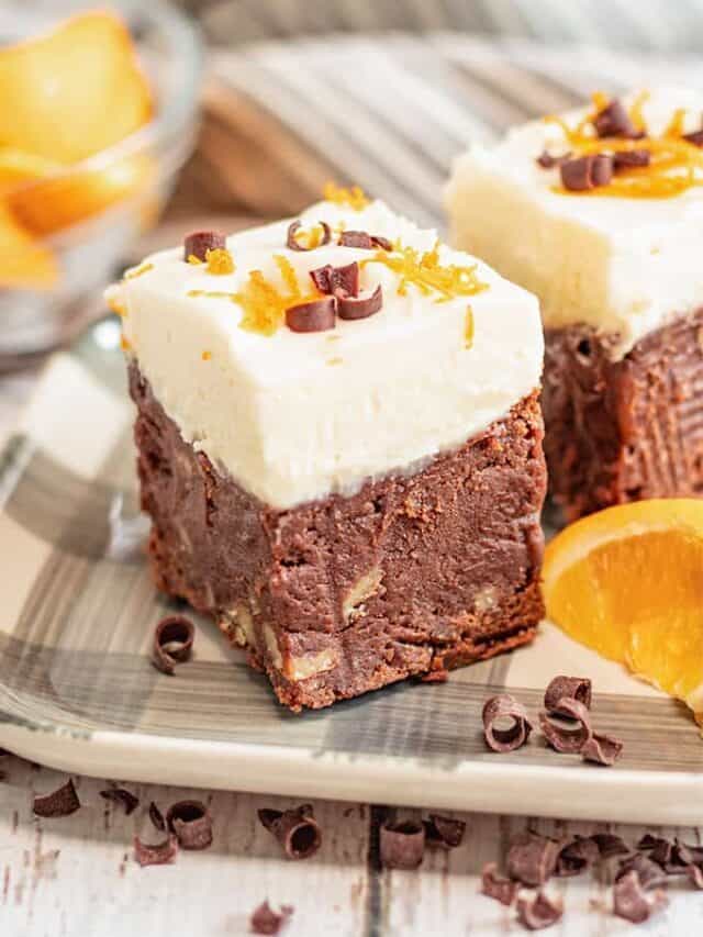Chocolate Orange Brownies Story