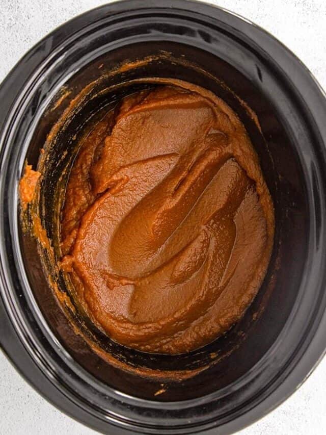 Slow Cooker Pumpkin Butter Story
