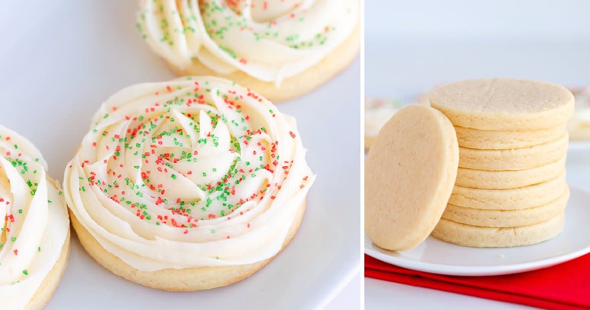 Cream Cheese Sugar Cookies Cookie Dough and Oven Mitt