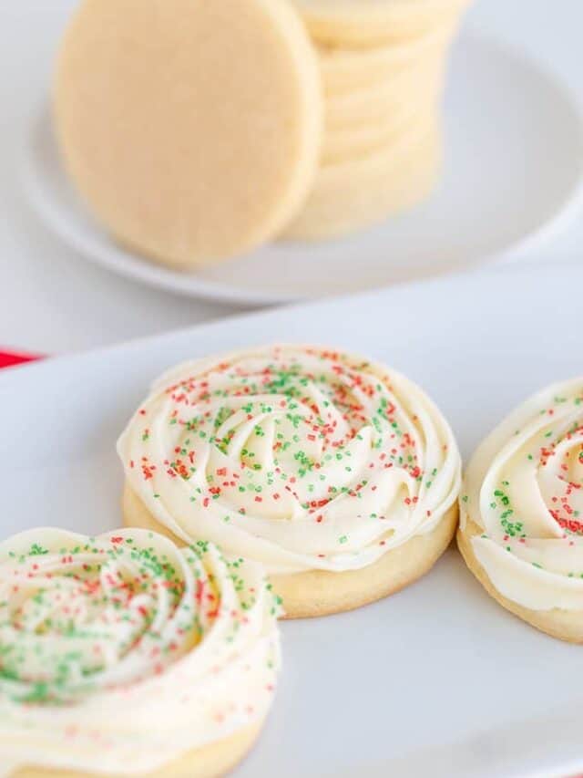 Cream Cheese Sugar Cookies Story Cookie Dough and Oven Mitt
