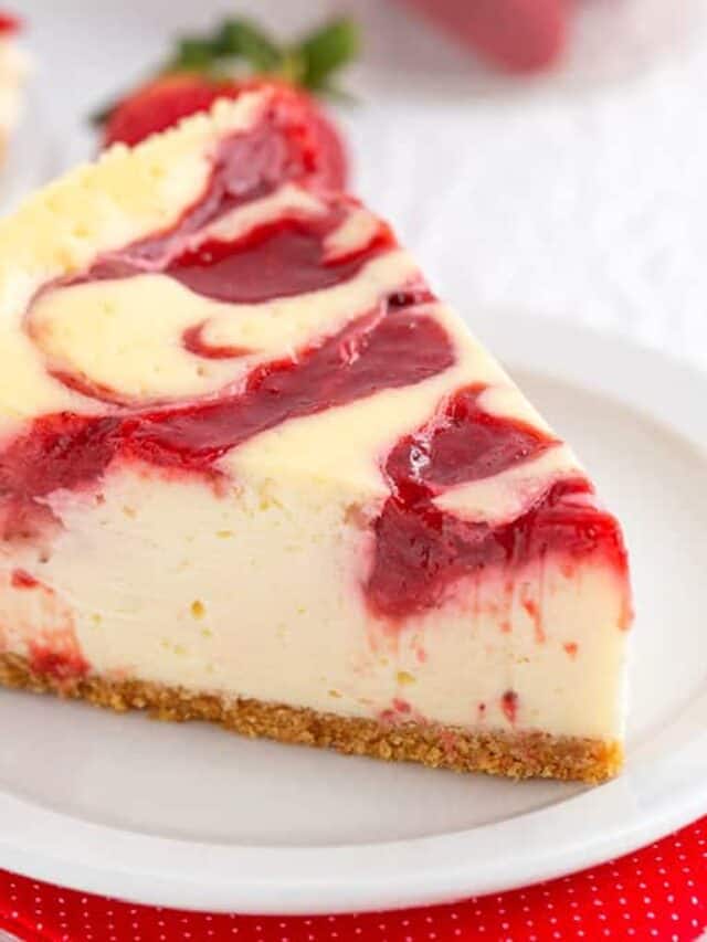 Strawberry Swirl Cheesecake Story
