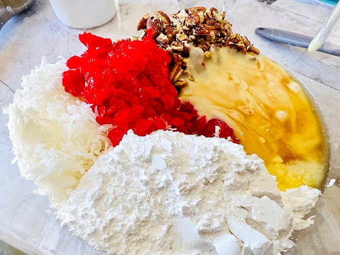 A white plate with Martha Washington Candy on it.