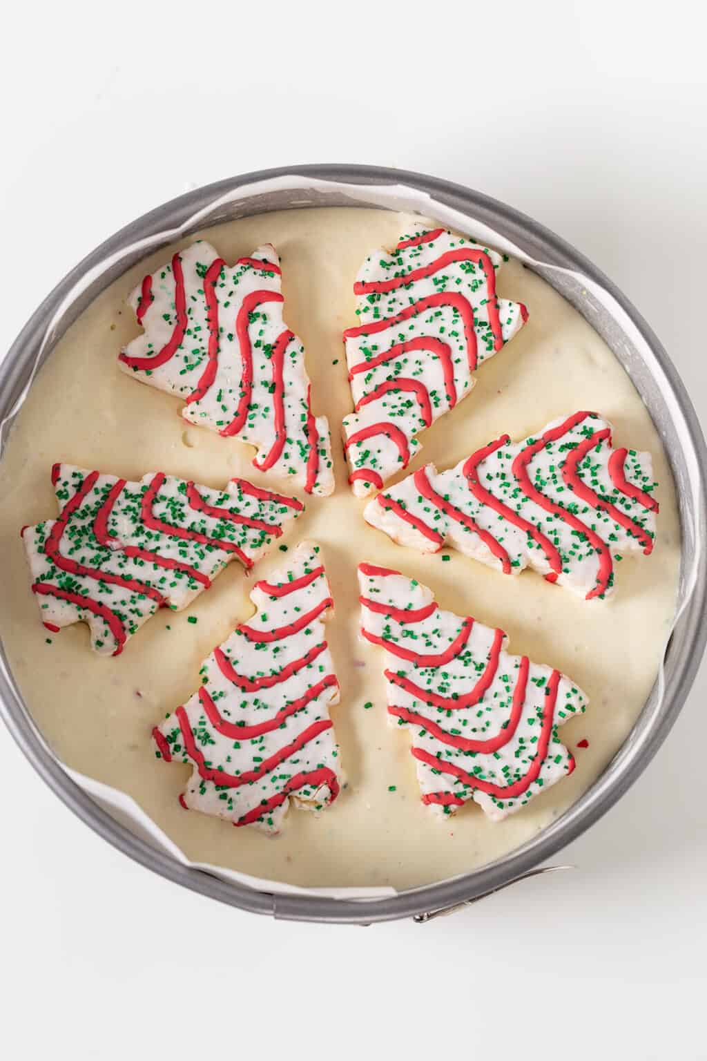 Little Debbie Christmas Tree Cheesecake Cookie Dough and Oven Mitt