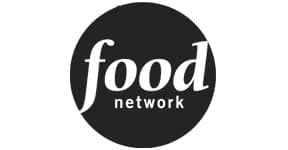 The food network logo on a white background.