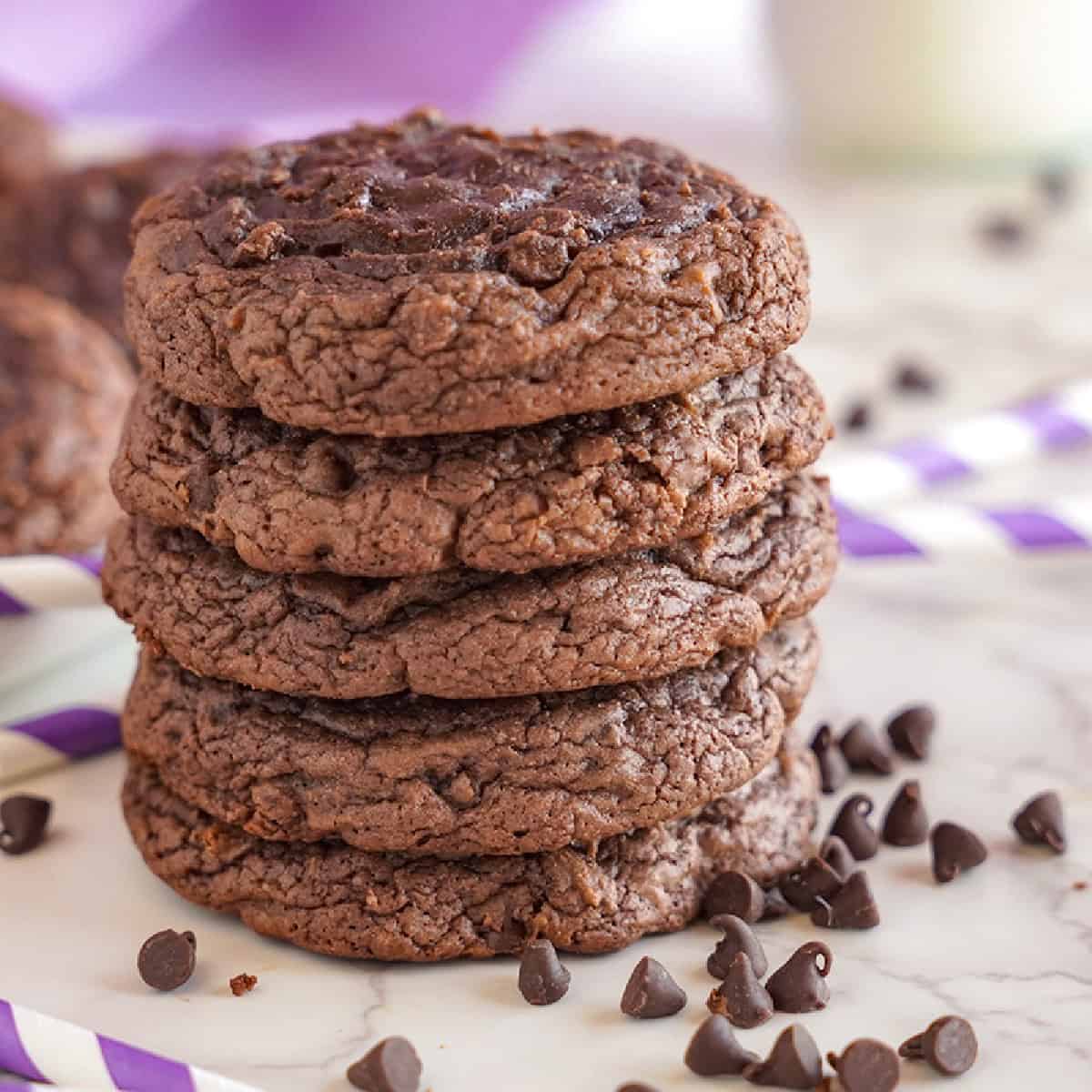 brownie mix cookies