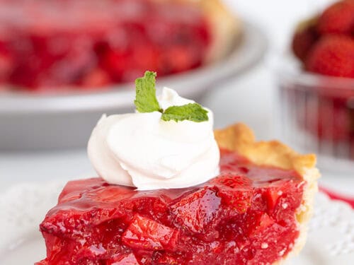 Strawberry Pie - Cookie Dough and Oven Mitt